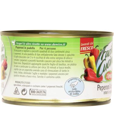  D'Amico D'Amico - Easy to cook whole peeled red bell peppers - 400g - Buy Online on GoSupps.com