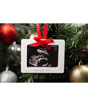 Rustic Sonogram Picture Ornament - Best Gift Ever for Expecting Parents - Buy Online on GoSupps.com