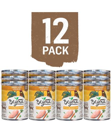 Purina Beyond Grain Free Wet Dog Food - Chicken, Carrot & Pea - 12 Cans (13 oz) - Natural Adult Entree - Buy Online on GoSupps.com
