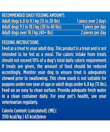 DentaLife Daily Oral Care Dog Treats for Small & Medium Breed Dogs - 507 g Pouch (1 Pack) 507 g (Pack of 1) - Buy Online on GoSupps.com