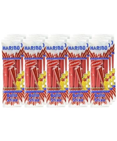 Haribo Balla Stixx Strawberry - 15 Pack (15 x 200g) | Shop Now for International Shipping - Buy Online on GoSupps.com