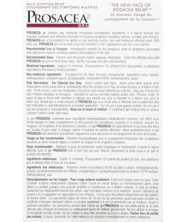 Prosacea Rosacea Treatment Gel - 0.75 oz - Buy Online on GoSupps.com