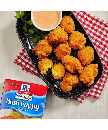 McCormick Golden Dipt Hush Puppy Corn Meal Mix - 10 oz | Perfect for Crispy Fried Treats - Buy Online on GoSupps.com