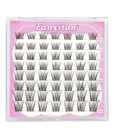 Cat Eye Cluster Lashes C Curl | 3D Natural Look DIY Eyelash Extensions - 56 Pcs Soft & Comfortable Individual Lashes (A2-10-16mix) - Buy Online on GoSupps.com
