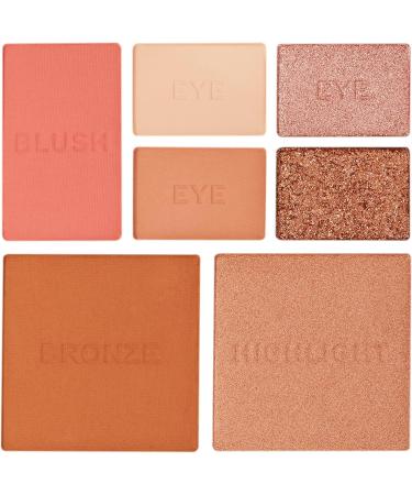 Revolution Pro True Love Palette: Blusher, Bronzer, Highlighter & Eyeshadow for Light to Medium Skin - Buy Online on GoSupps.com
