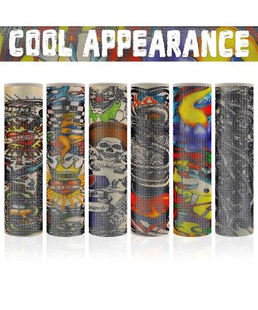 12-Piece Kids Tattoo Arm Sleeves Set - UV Sun Protection - Rich Patterns - Buy Online on GoSupps.com