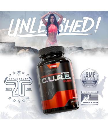 Betancourt Nutrition Curb Reloaded Appetite Suppressant - 120 Capsules - Increase Satiety, Reduce Appetite & Cravings, Improve Well Being - Buy Online on GoSupps.com