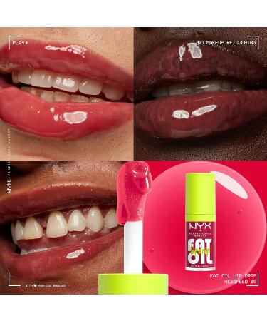 NYX Professional Makeup Moisturizing Lip Gloss - Intensive Shine & 12-Hour Care | FAT OIL LIP Drip in News Feed (4.8 ml) - Nourishing Oils & Thick Applicator - Buy Online on GoSupps.com