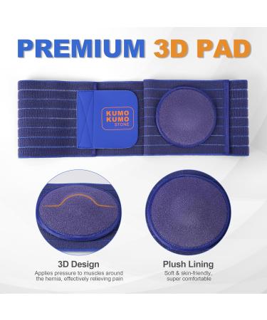Umbilical Hernia Belt for Men & Women - Abdominal Support Binder for Pain Relief | XL Size for Incisional Epigastric Ventral & Inguinal Hernias - Buy Online on GoSupps.com