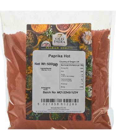 Old India Paprika Hot 500g - Authentic and Spicy Seasoning for Culinary Delights - Buy Online on GoSupps.com