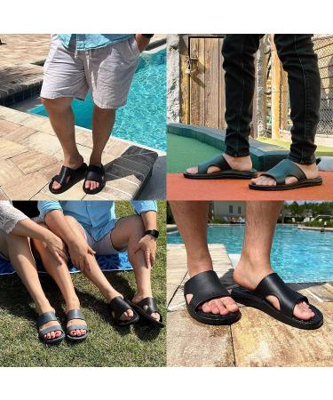 Men's Totes Everywear Ara Slide Sandal - Lightweight & Waterproof Navy Blue Design for All-Day Comfort - Buy Online on GoSupps.com