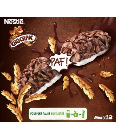  Nestl Nestl CHOCAPIC Cereal Bars - 12 bars of 25g - 300g - Buy Online on GoSupps.com