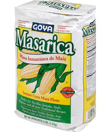 Goya Foods Masarica Instant Corn Masa Flour 4 lb - Authentic Mexican Ingredient - Buy Online on GoSupps.com