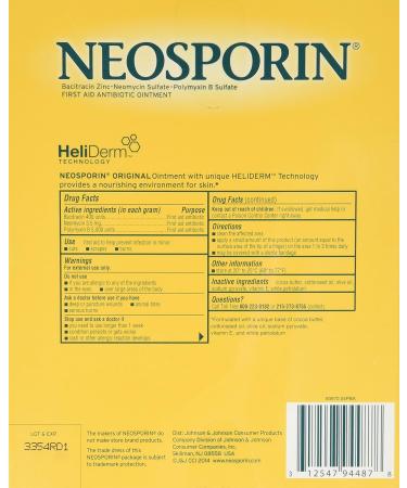 Neosporin Original Ointment 3 Pack - First Aid Antibiotic Treatment - Buy Online on GoSupps.com