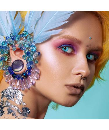 Buy Aricona Blue Galaxy Daily Colored Contact Lenses for Halloween & Costume Parties - Non-Prescription - Buy Online on GoSupps.com