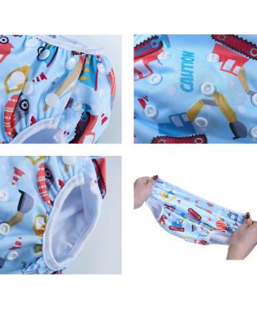 Mixidon Reusable Baby Swimming Diaper & Adjustable Trunks | 0-3 Years | Perfect for Swim Lessons & Ocean Fun - Buy Online on GoSupps.com