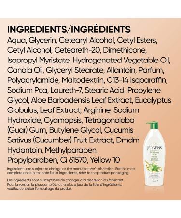 Jergens Soothing Aloe Moisturizer & Body Lotion for Dry Skin (620 mL) 620 ml (Pack of 1) - Buy Online on GoSupps.com