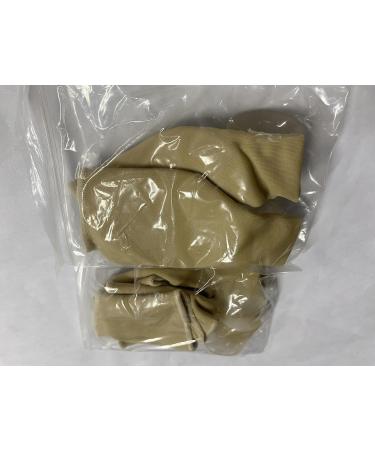 Valgus Correction Rail & Hallux Valgus Toe Separator Set - Bunion Corrector Socks & Big Toe Strap - Premium 2 Pair Beige - Buy Online on GoSupps.com