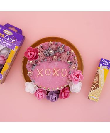 G nthart Backdecor 25 GR Chocosmrift Red - White Chocolate for Beautiful Lettering & Patterns | Perfect for Desserts - 1 Pack - Buy Online on GoSupps.com