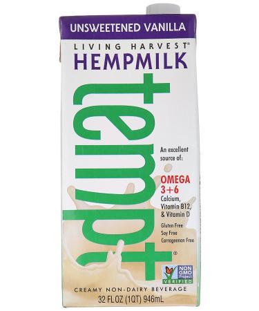 Living Harvest Hempmilk Unswtnd Vnlla 32 FO