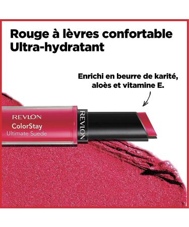 Revlon Colorstay Ultimate Suede Lipstick 2.55g - 097 Designer | Long-lasting Lip Color - Buy Online on GoSupps.com