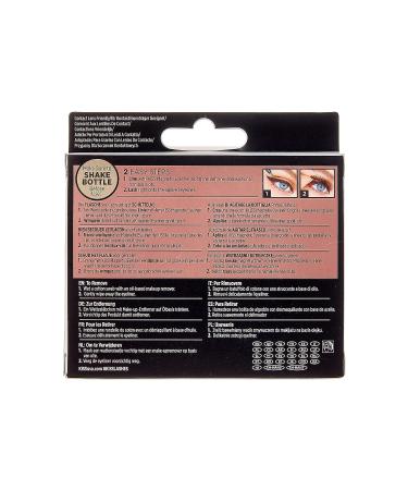 KISS Magnetic Lashes Crowd Pleaser - 1 Pair of Wind Resistant Synthetic False Eyelashes with Double Strength Magnets - Dermatologist Tested, Lasts Up to 16 Hours, Reusable up to 15 Times - Buy Online on GoSupps.com