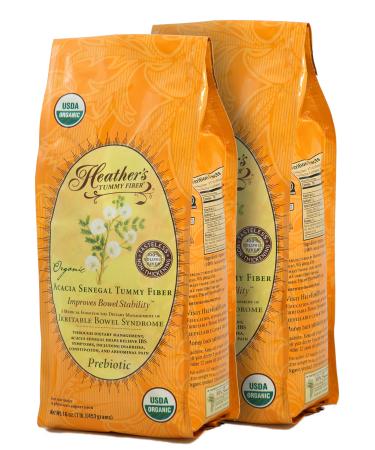 Heather's Tummy Fibers-Organic Acaia Fiber 1lb (2 Pack)