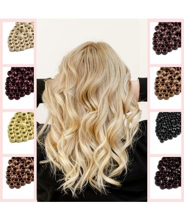 Hair2Heart Nano Ring #8 Dark Blonde - 100 Non-Slip Nano Hair Extensions for Gentle Fastening - Perfect Fit for Fine Hair - Buy Online on GoSupps.com