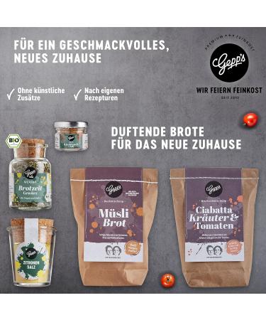 Gepps Delicatessens Gift Basket Perfect Housewarming & Inauguration Gift | Bread Baking Mixes Lemon Salt & Snacks - Buy Online on GoSupps.com
