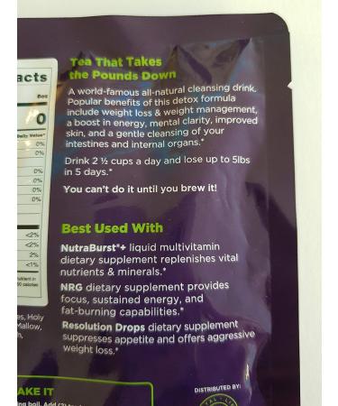 TOTALLIFECHANGES New IASO Tea 4 Bags TLC DIURETIC Drains Weight Loss 100% Plants - Buy Online on GoSupps.com