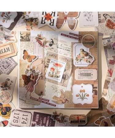 YagCu Aesthetic Journaling Supplies Kit - Bullet Journals, Vintage Scrapbooking, Arts & Crafts - Ideal for Teenage Girls, Women, Adults - Brown - Buy Online on GoSupps.com