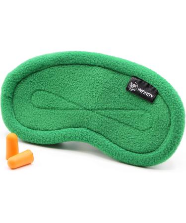 Wild Essentials Infinity Fleece Luxury Sleep Mask - Green Goddess - Buy Online on GoSupps.com