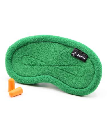 Wild Essentials Infinity Fleece Luxury Sleep Mask - Green Goddess