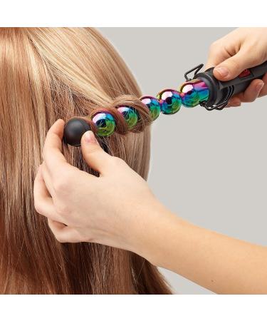 Gamma Pi Professional Curling Tong Iron Bubble Rainbow. Wide and Narrow Waves. Heat Resistant Tip. Long Motion Blur. Rapid Heating. Reduces Electrostaticity. Styling. Italian socket 33 mm - Buy Online on GoSupps.com