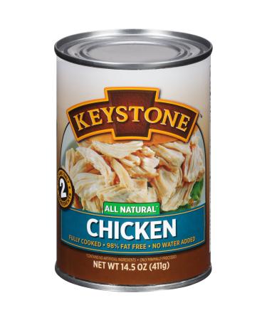 Keystone Meats All Natural Canned Chicken, 14.5 Ounce