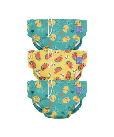 Bambino Mio revolutionary reusable swimming diaper for babies and toddlers boys and girls 3 packs sweet l (1-2 years) S ß L (3 pack)