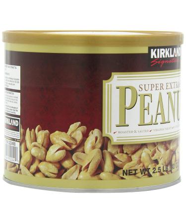 Kirkland Signature Super XL Virginia Peanuts 40oz Light Brown - 2.5lb Pack of 1 - Buy Online on GoSupps.com