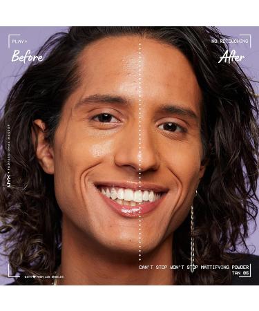 NYX Can't Stop Won't Stop Mattifying Powder - Matte Finish Shade Tan 06 | 1 Piece (1 Pack) - Perfect for Oily Skin - Buy Online! - Buy Online on GoSupps.com