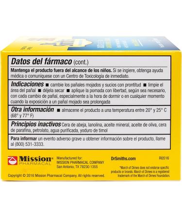 Dr. Smith's Quick Relief Diaper Rash Ointment - 8oz | Fast-Acting Formula - Buy Online on GoSupps.com