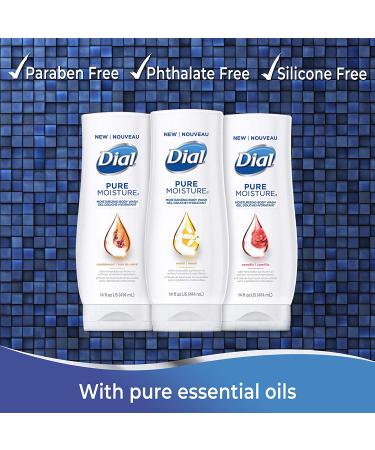 Dial Pure Moisture Body Wash Sandalwood 14 oz - Hydrating, Nourishing Formula - Buy Online on GoSupps.com