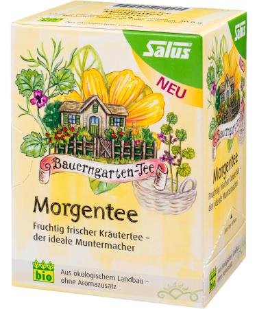  Salus Salus Bauerngarten Lot de 3 sachets de th matinal bio 30 g 3 x 30 g - Buy Online on GoSupps.com