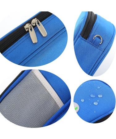 Vianber Portable Insulin Organizer Cooling Bag - Medical Travel Protection Box for Diabetics with 2 Cooling Packs - Purple - Buy Online on GoSupps.com