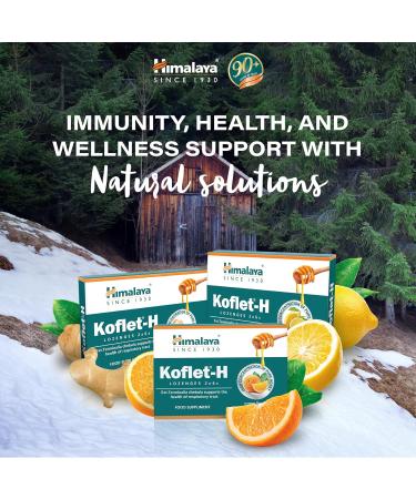 Himalaya Herbals Koflet-H Ginger Lozenges with Honey & Essential Oils - 12ct - Buy Online on GoSupps.com