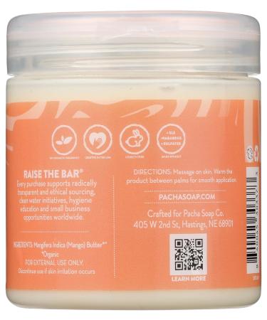 PACHA SOAP Mango Raw Butter 8 OZ | Natural Moisturizer | International Shipping Available - Buy Online on GoSupps.com