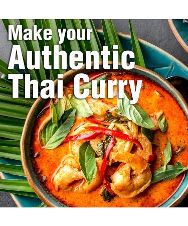 Thai Curry Paste Pack of 4 - Green, Red, Yellow & Panang | All Natural, Gluten Free, Dairy Free | No Preservatives - Buy Online on GoSupps.com