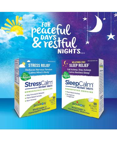 Boiron StressCalm - Natural Relief for Stress, Anxiety & Fatigue - 60 Count - Buy Online on GoSupps.com