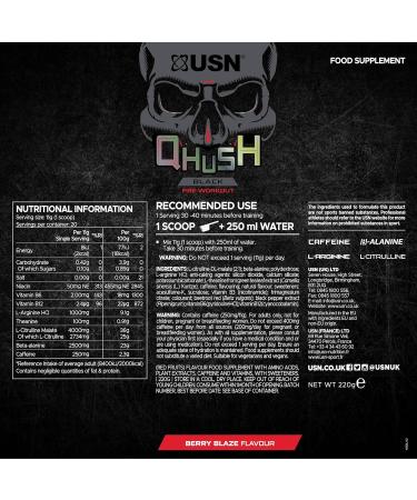 USN Ltd Usn MQB003 PreWorkout 20 servings Berry Blaze Berry Blaze 20 servings - Buy Online on GoSupps.com