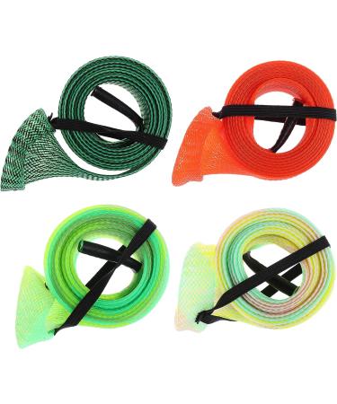 LOCOLO 10 Pieces Fishing Rod Cover Sock with Lanyard - Rod Sleeve for Fly, Casting, Sea Fishing Rods 6'-7 - Buy Online on GoSupps.com