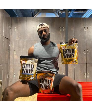 Weider Gold Whey Protein Powder - Milk Chocolate Low Carb & Fat High Protein for Muscle Gain - 500g Bag - Buy Online on GoSupps.com