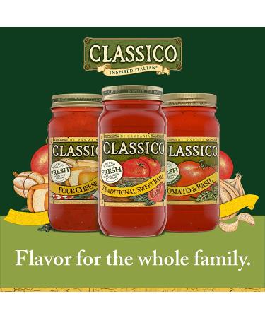 Classico Sweet Basil Pasta Sauce - 24 oz Jar - Buy Online on GoSupps.com